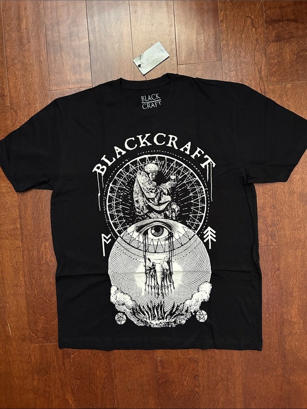 Blackcraft Cult Men's Black Graphic Tee, Size XL, NWT